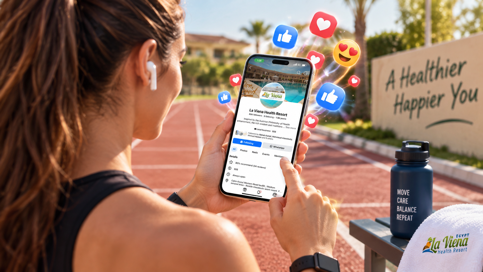 La Viena Health Resort social media work
