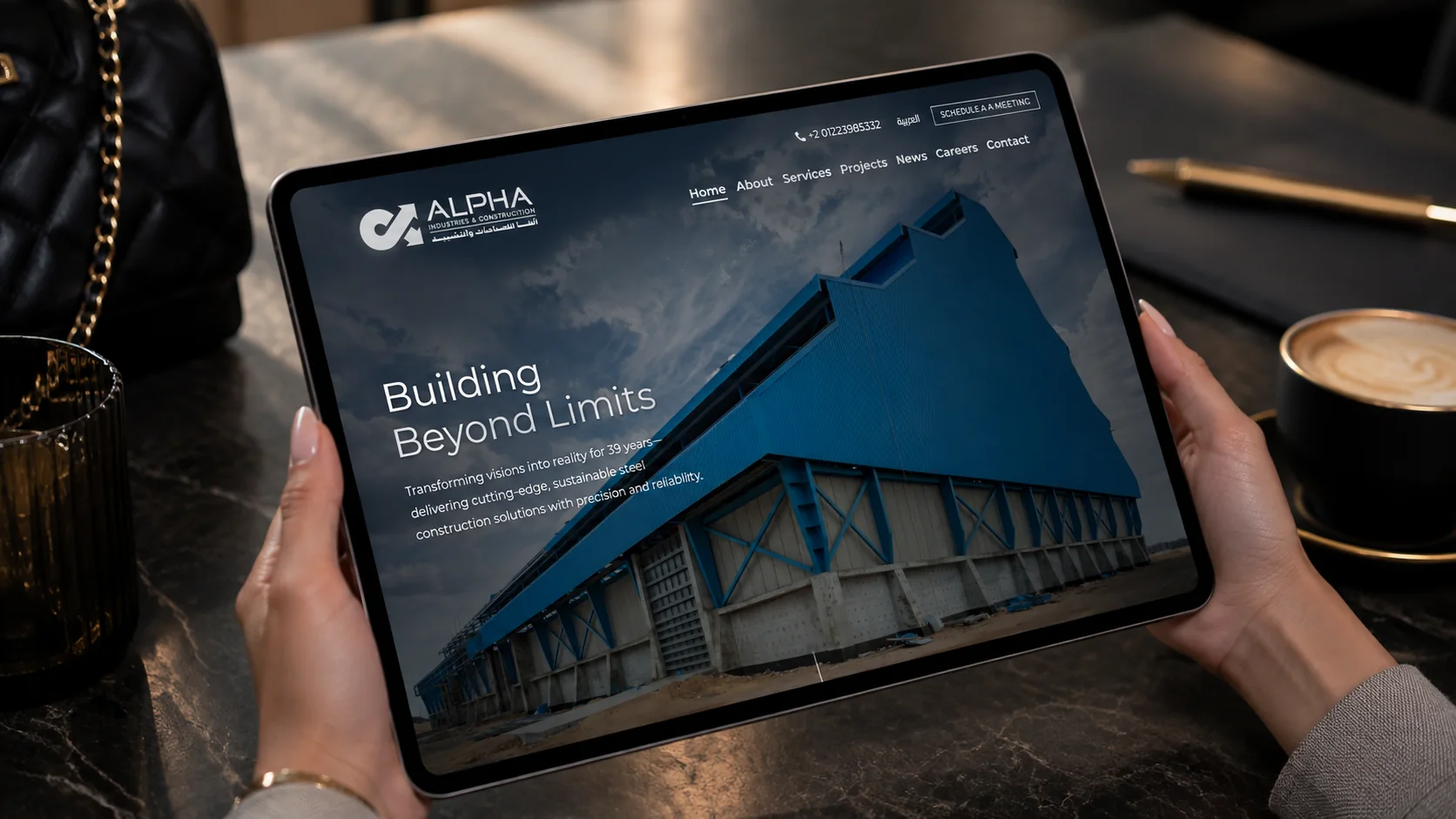 A Strong Digital Presence for an Industrial Leader — ARABISK project
